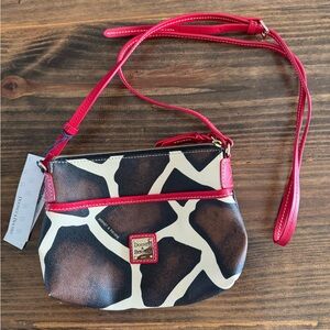 NWT Dooney and Bourke | Ginger Crossbody Bag - Giraffe and Red